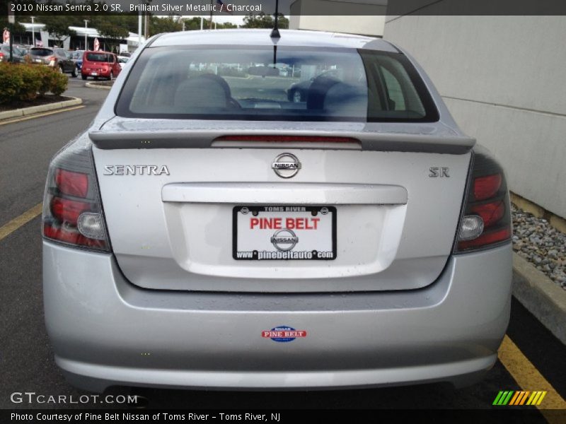 Brilliant Silver Metallic / Charcoal 2010 Nissan Sentra 2.0 SR