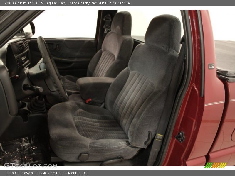 Dark Cherry Red Metallic / Graphite 2000 Chevrolet S10 LS Regular Cab