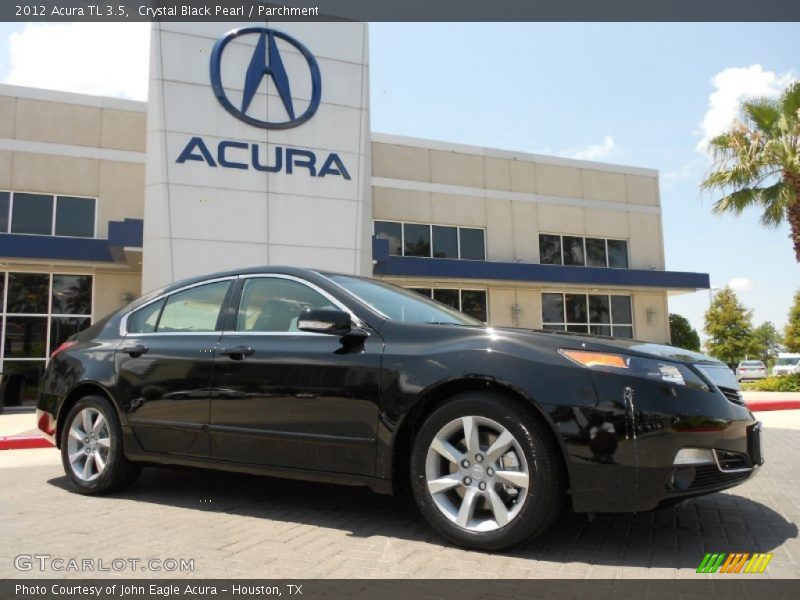 Crystal Black Pearl / Parchment 2012 Acura TL 3.5