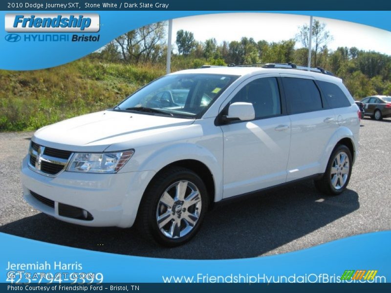 Stone White / Dark Slate Gray 2010 Dodge Journey SXT