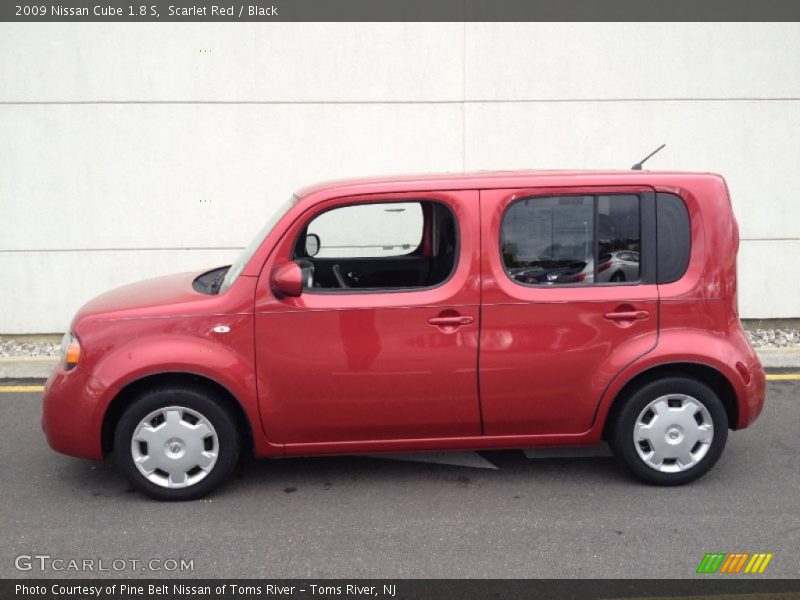 Scarlet Red / Black 2009 Nissan Cube 1.8 S