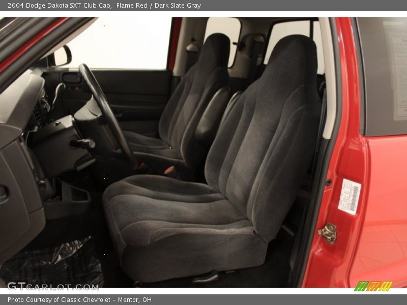 Flame Red / Dark Slate Gray 2004 Dodge Dakota SXT Club Cab