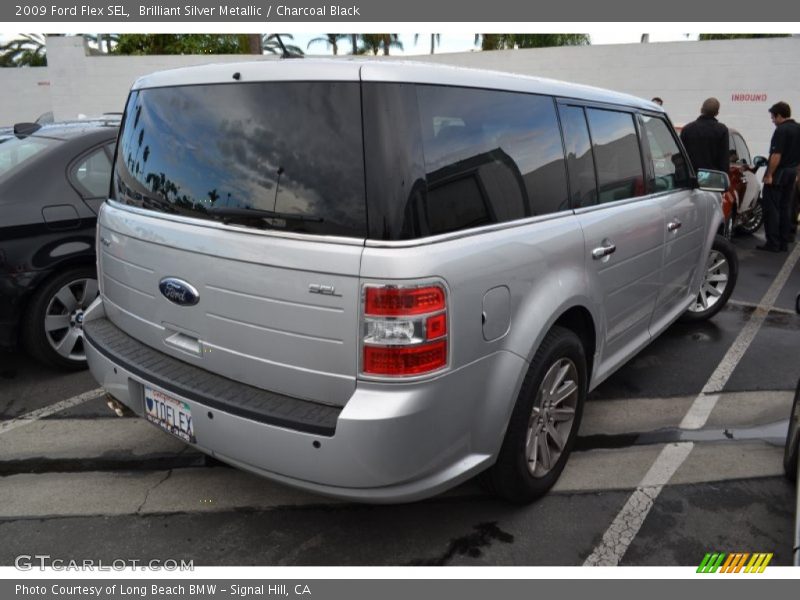 Brilliant Silver Metallic / Charcoal Black 2009 Ford Flex SEL