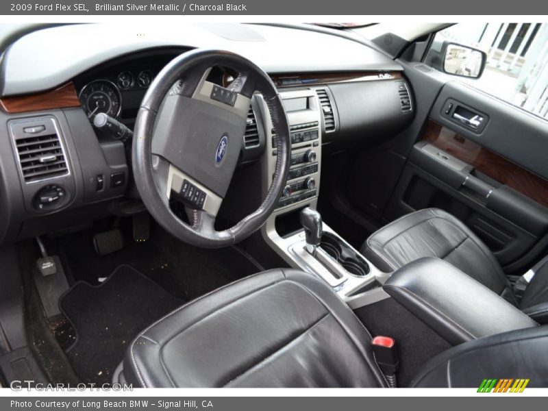 Brilliant Silver Metallic / Charcoal Black 2009 Ford Flex SEL