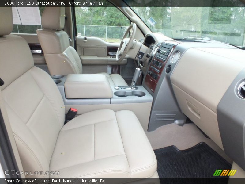 Oxford White / Tan 2006 Ford F150 Lariat SuperCrew