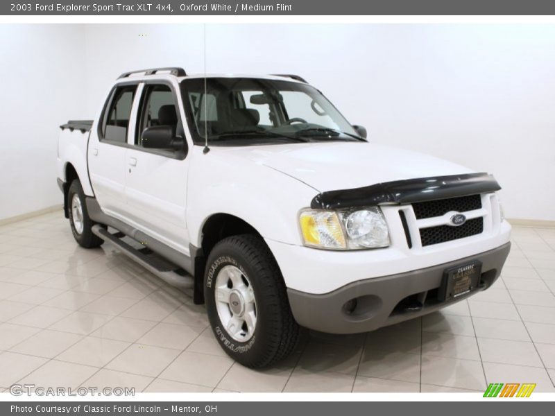Oxford White / Medium Flint 2003 Ford Explorer Sport Trac XLT 4x4