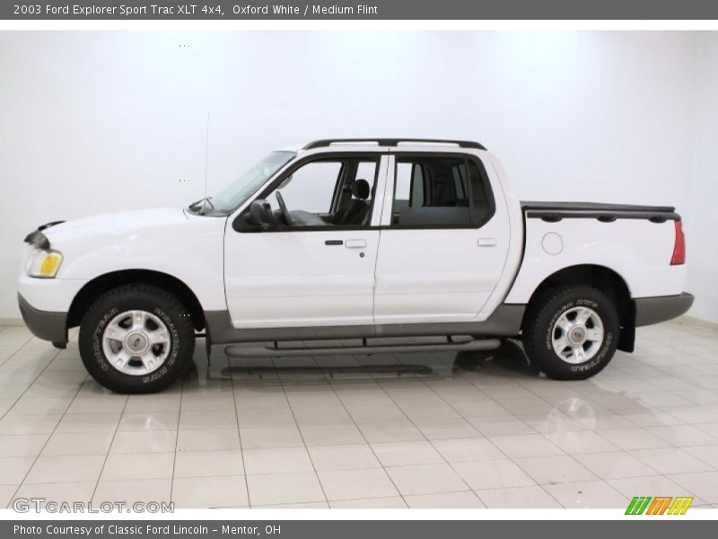 Oxford White / Medium Flint 2003 Ford Explorer Sport Trac XLT 4x4