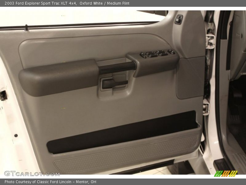 Oxford White / Medium Flint 2003 Ford Explorer Sport Trac XLT 4x4