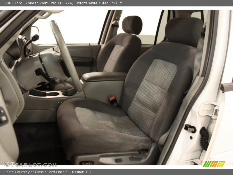Oxford White / Medium Flint 2003 Ford Explorer Sport Trac XLT 4x4