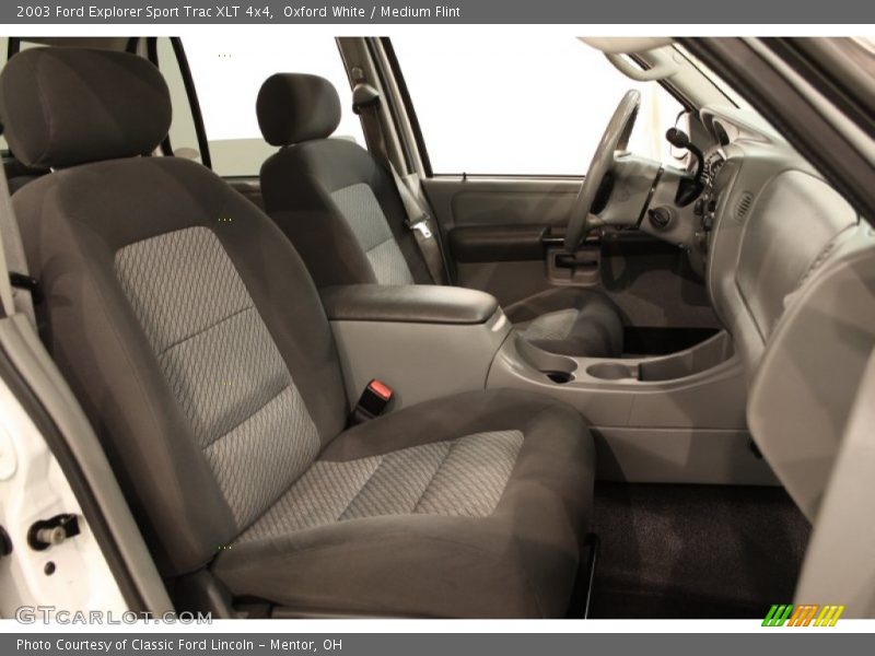 Oxford White / Medium Flint 2003 Ford Explorer Sport Trac XLT 4x4