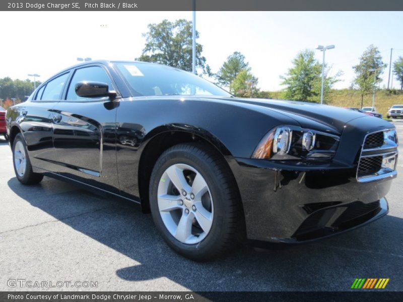 Pitch Black / Black 2013 Dodge Charger SE