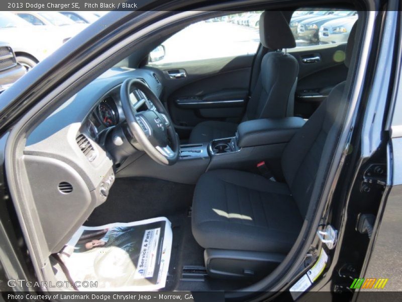 Pitch Black / Black 2013 Dodge Charger SE