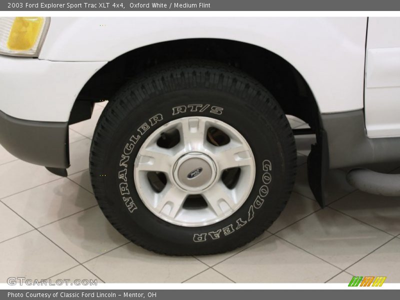 Oxford White / Medium Flint 2003 Ford Explorer Sport Trac XLT 4x4
