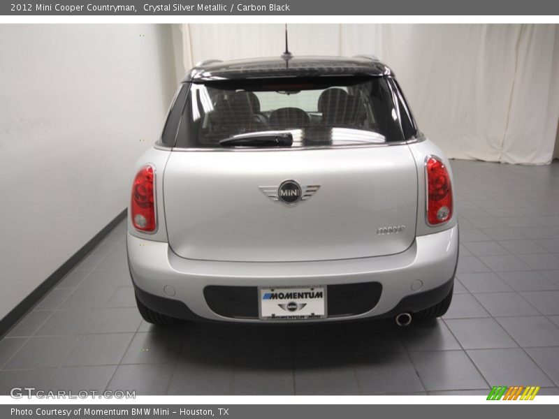 Crystal Silver Metallic / Carbon Black 2012 Mini Cooper Countryman