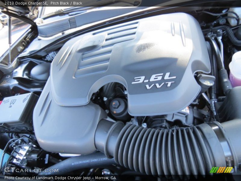 Pitch Black / Black 2013 Dodge Charger SE