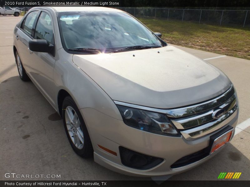 Smokestone Metallic / Medium Light Stone 2010 Ford Fusion S