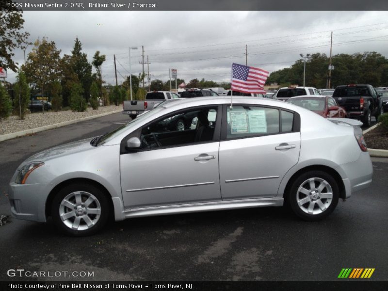 Brilliant Silver / Charcoal 2009 Nissan Sentra 2.0 SR