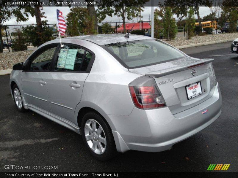 Brilliant Silver / Charcoal 2009 Nissan Sentra 2.0 SR