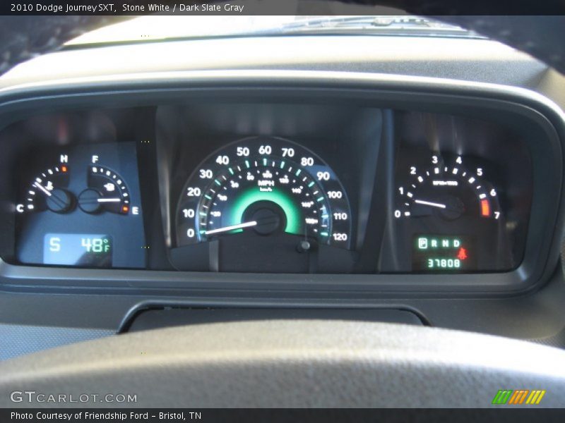 Stone White / Dark Slate Gray 2010 Dodge Journey SXT
