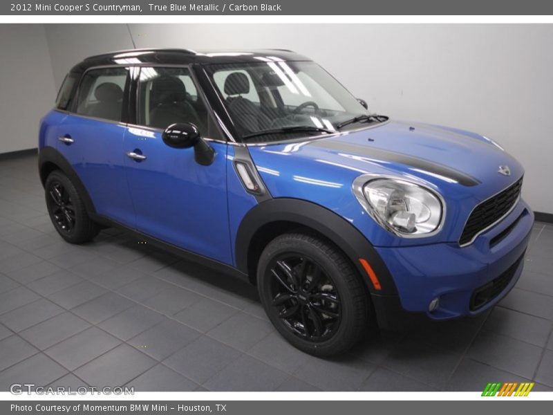 True Blue Metallic / Carbon Black 2012 Mini Cooper S Countryman