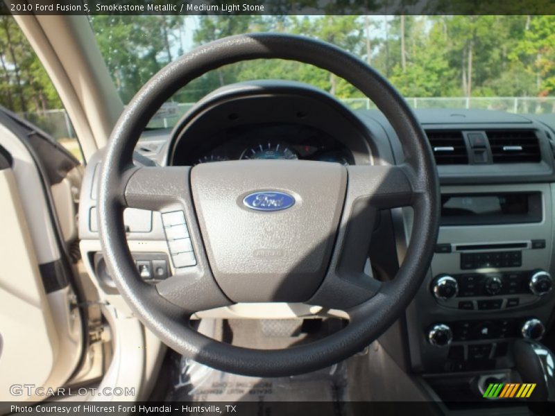 Smokestone Metallic / Medium Light Stone 2010 Ford Fusion S