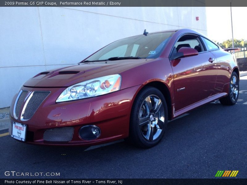 Performance Red Metallic / Ebony 2009 Pontiac G6 GXP Coupe