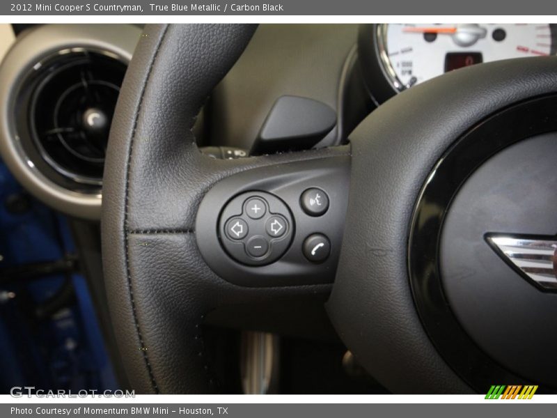 True Blue Metallic / Carbon Black 2012 Mini Cooper S Countryman
