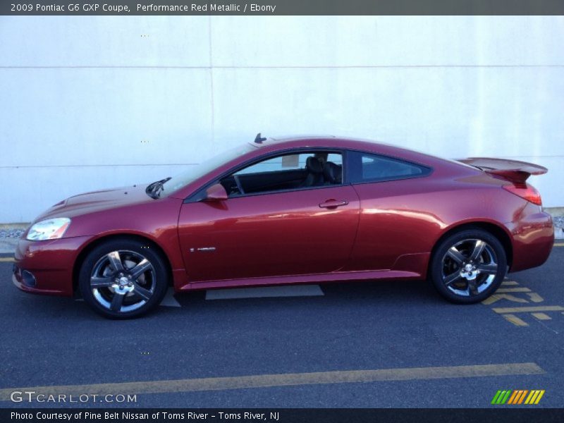 Performance Red Metallic / Ebony 2009 Pontiac G6 GXP Coupe