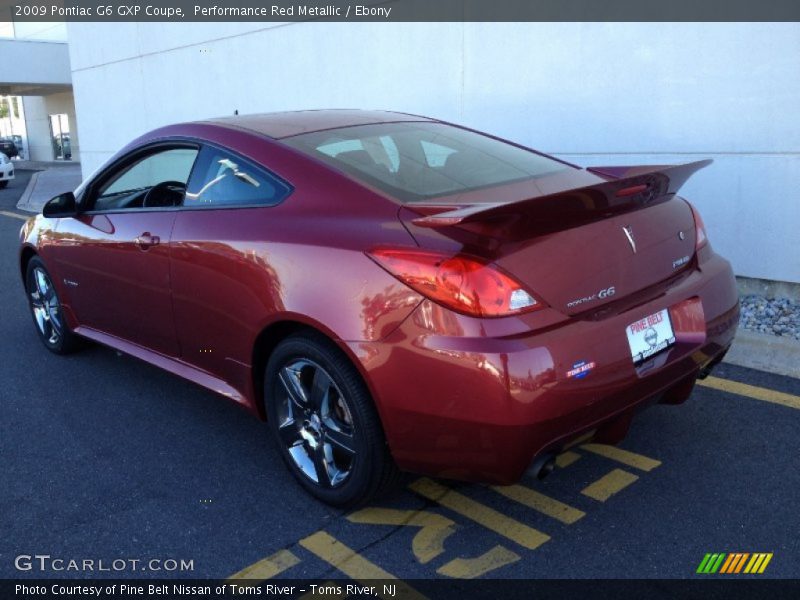 Performance Red Metallic / Ebony 2009 Pontiac G6 GXP Coupe