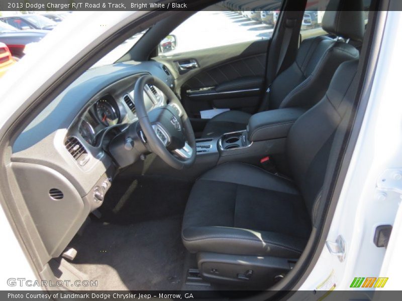 Bright White / Black 2013 Dodge Charger R/T Road & Track