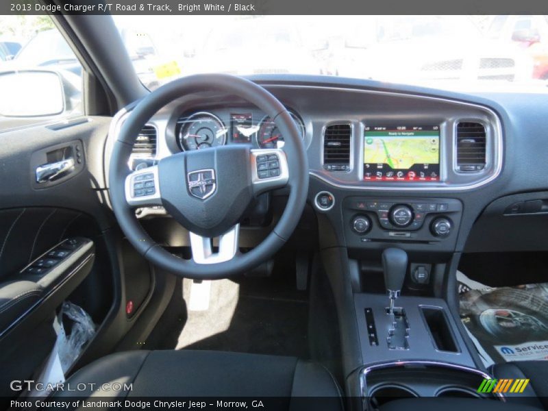 Bright White / Black 2013 Dodge Charger R/T Road & Track