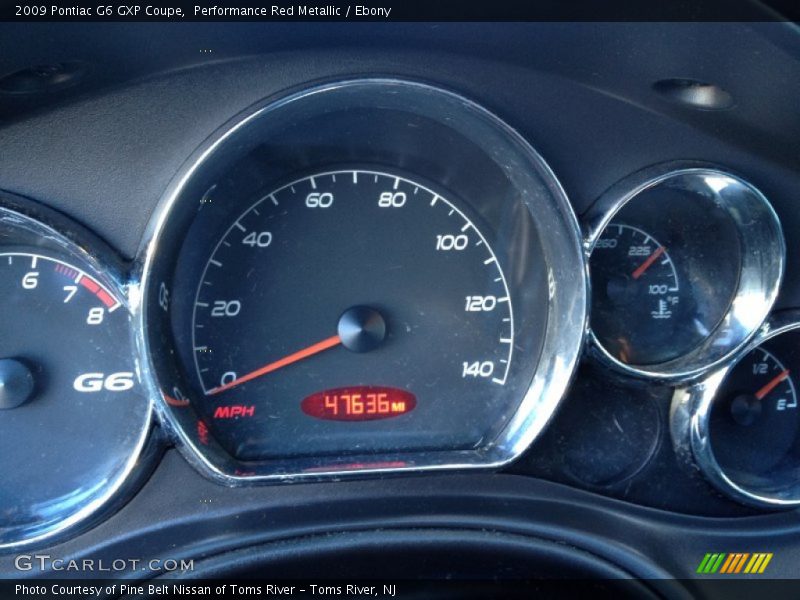 Performance Red Metallic / Ebony 2009 Pontiac G6 GXP Coupe