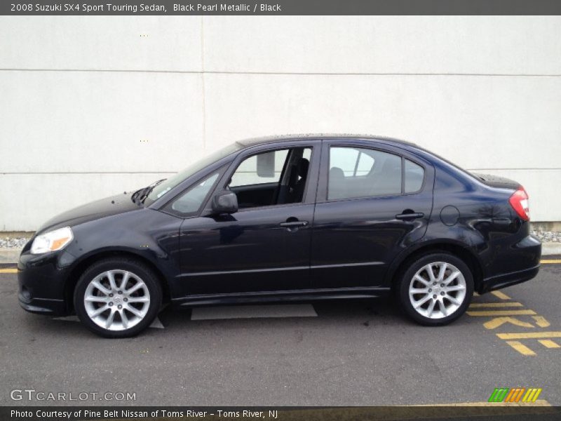 Black Pearl Metallic / Black 2008 Suzuki SX4 Sport Touring Sedan