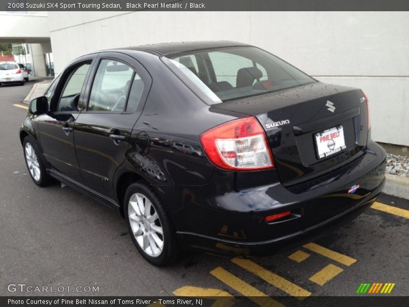 Black Pearl Metallic / Black 2008 Suzuki SX4 Sport Touring Sedan
