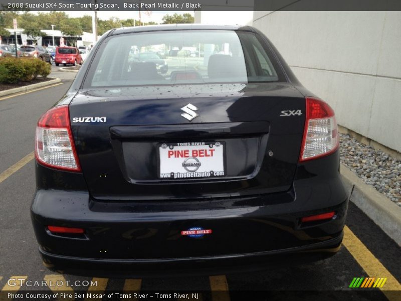 Black Pearl Metallic / Black 2008 Suzuki SX4 Sport Touring Sedan