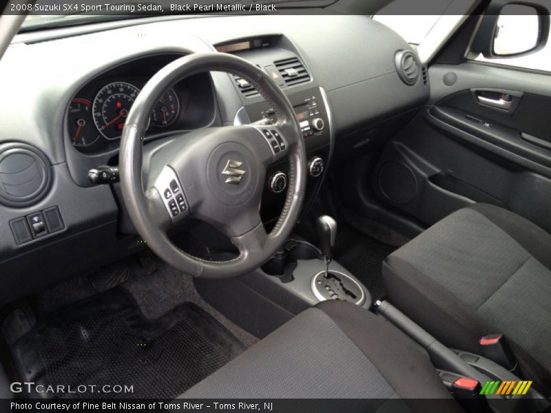 Black Pearl Metallic / Black 2008 Suzuki SX4 Sport Touring Sedan