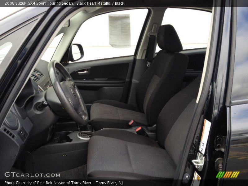 Black Pearl Metallic / Black 2008 Suzuki SX4 Sport Touring Sedan