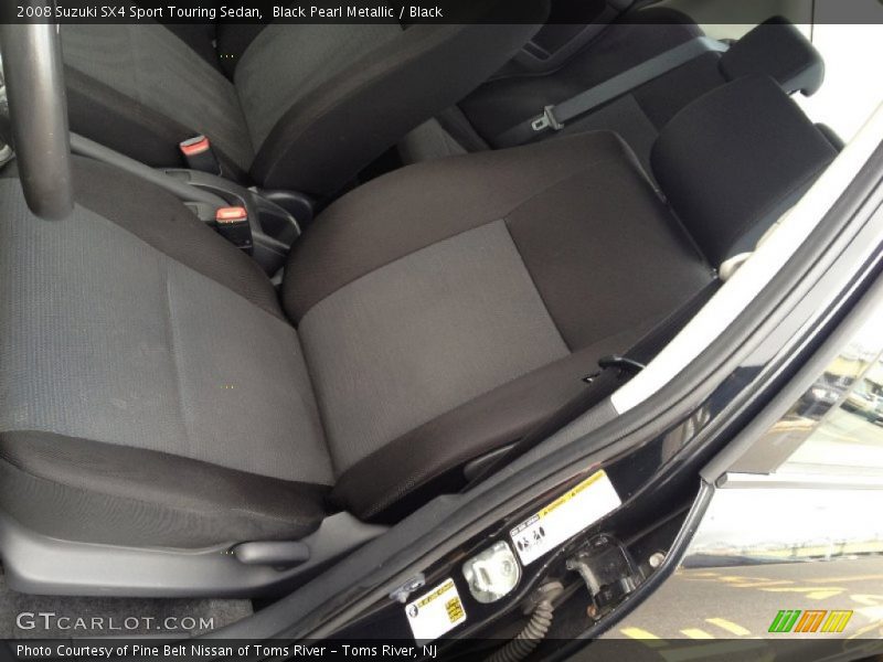 Black Pearl Metallic / Black 2008 Suzuki SX4 Sport Touring Sedan