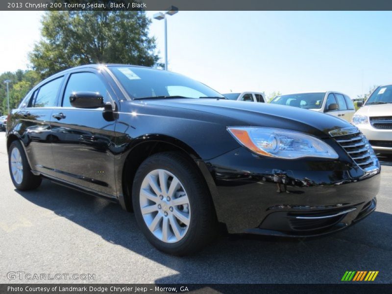 Black / Black 2013 Chrysler 200 Touring Sedan