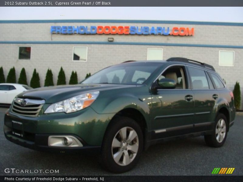 Cypress Green Pearl / Off Black 2012 Subaru Outback 2.5i