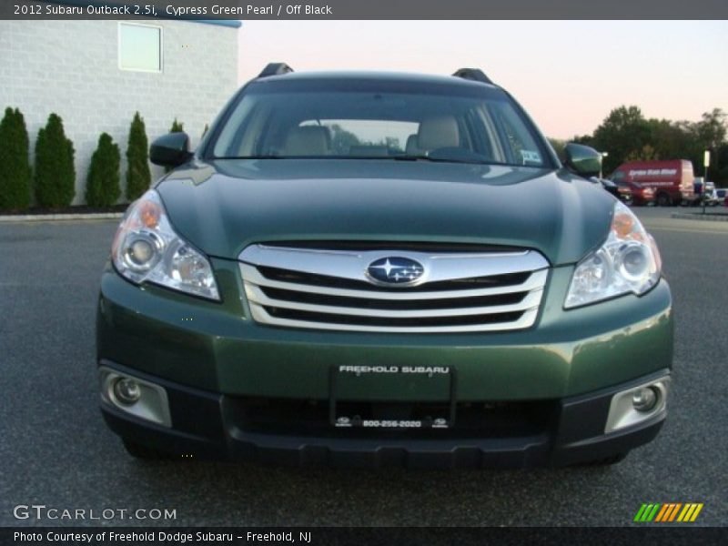 Cypress Green Pearl / Off Black 2012 Subaru Outback 2.5i
