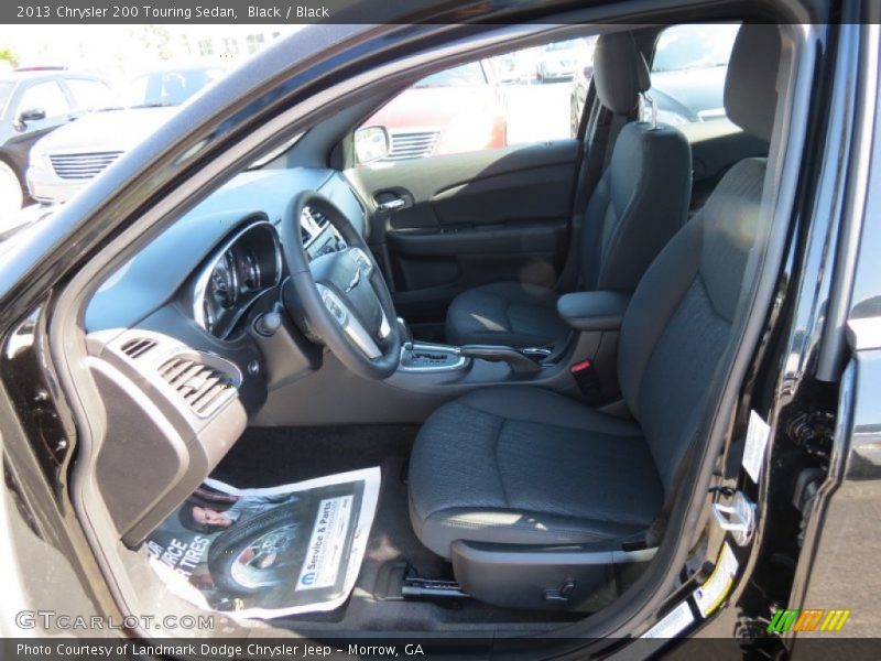 Black / Black 2013 Chrysler 200 Touring Sedan