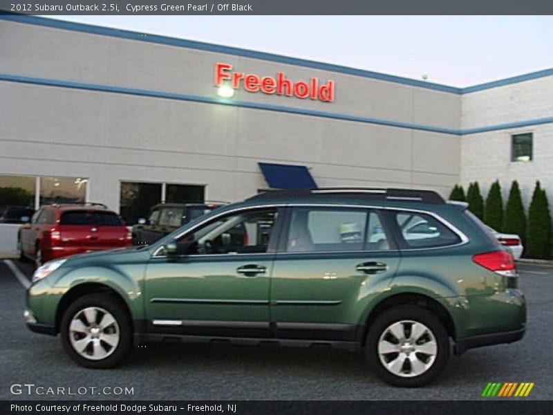 Cypress Green Pearl / Off Black 2012 Subaru Outback 2.5i