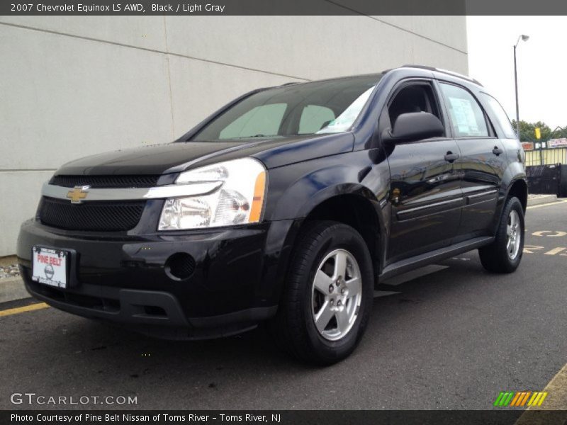 Black / Light Gray 2007 Chevrolet Equinox LS AWD