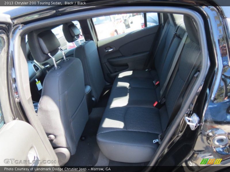 Black / Black 2013 Chrysler 200 Touring Sedan