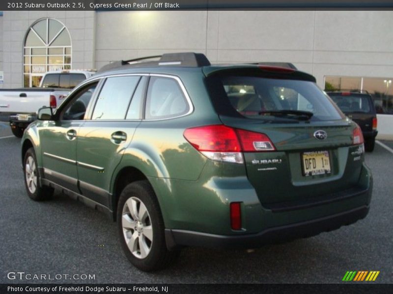 Cypress Green Pearl / Off Black 2012 Subaru Outback 2.5i