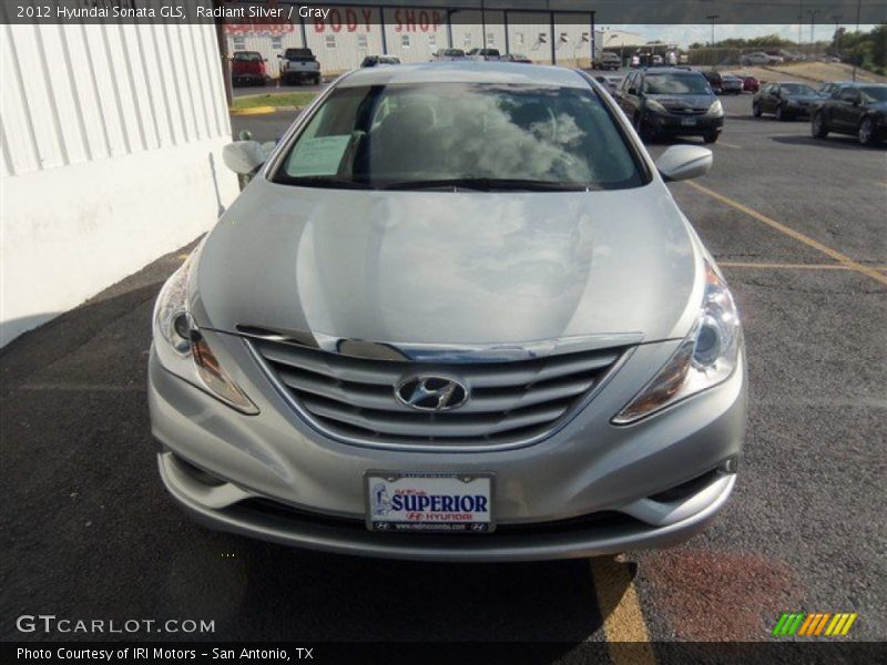 Radiant Silver / Gray 2012 Hyundai Sonata GLS