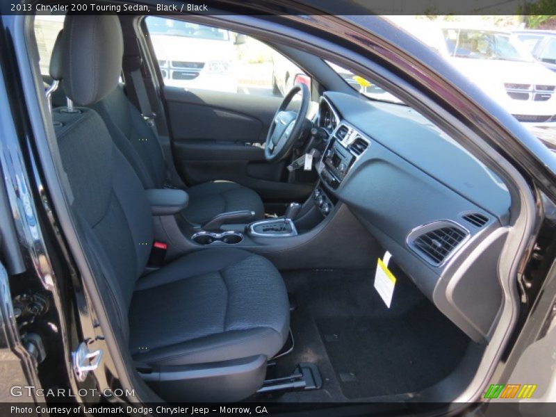 Black / Black 2013 Chrysler 200 Touring Sedan