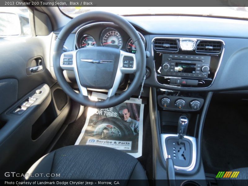Black / Black 2013 Chrysler 200 Touring Sedan