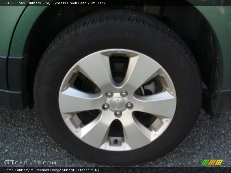 Cypress Green Pearl / Off Black 2012 Subaru Outback 2.5i